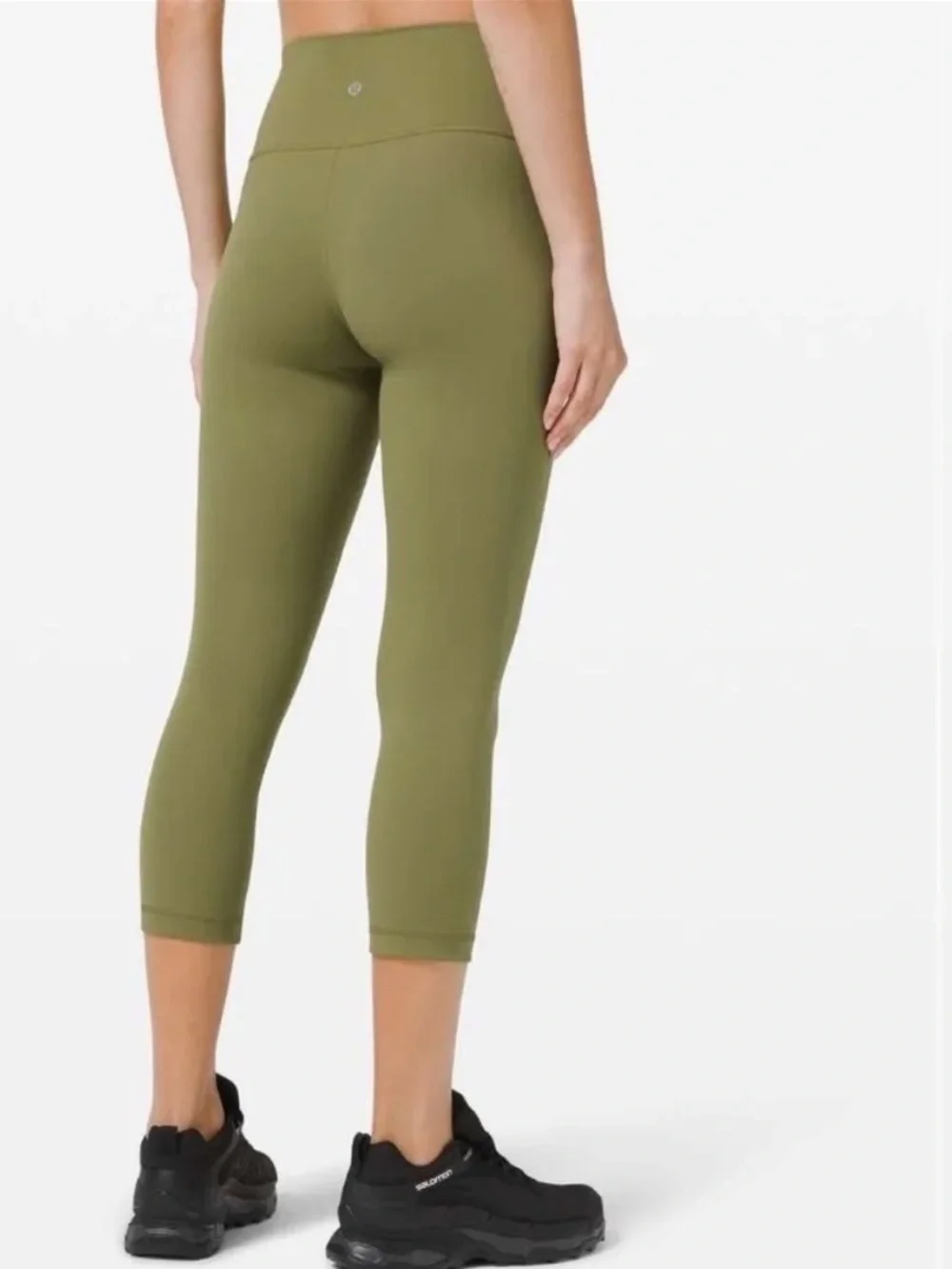 Lululemon Wunder Train High-Rise Crop 23" Bronze Green - Picture 2 of 7